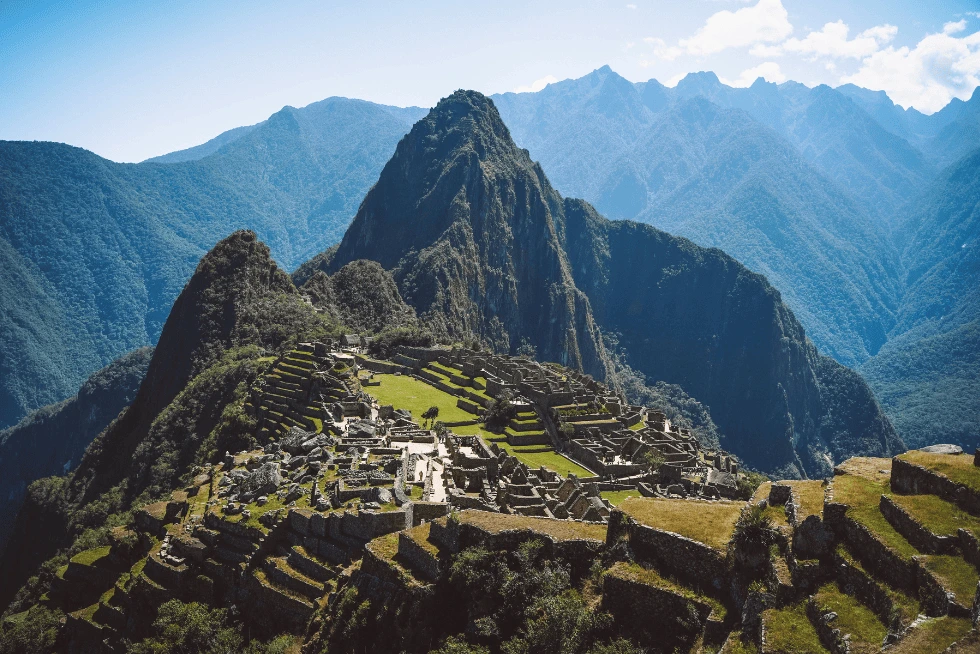 Machu Picchu inspiration travel vision board | Peruvian Sunrise