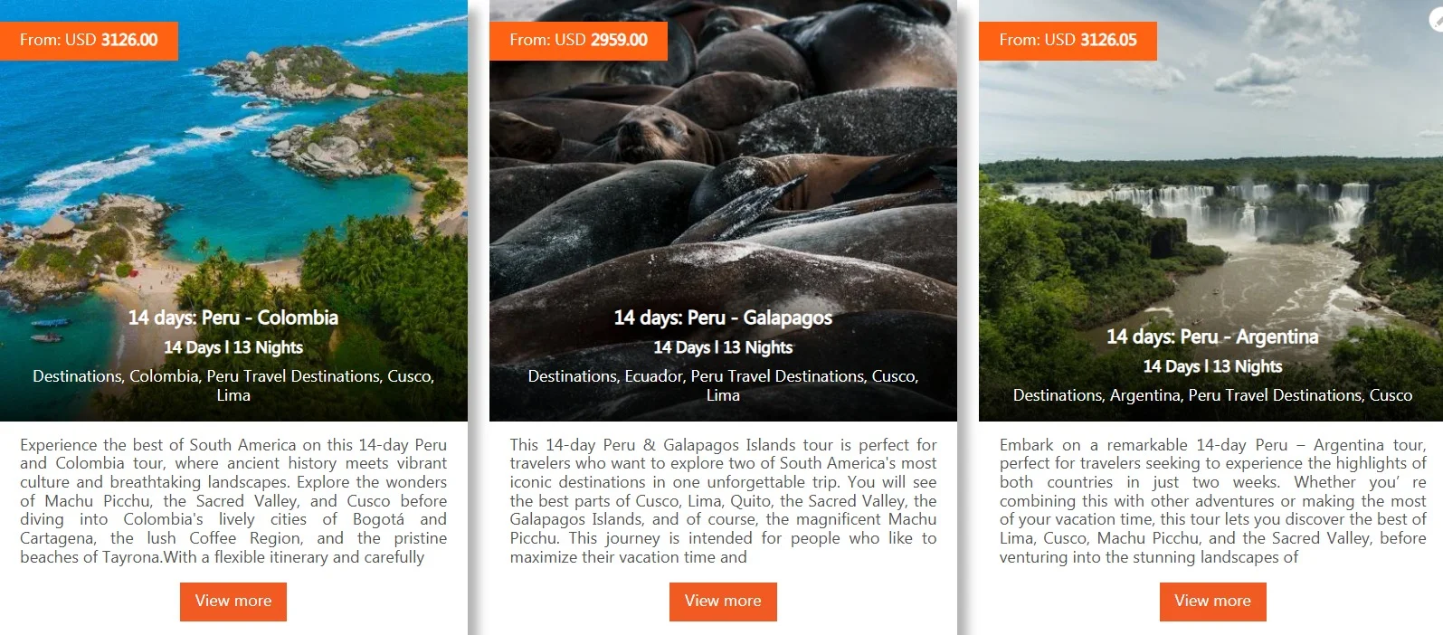 Tours South America Ideas | Peruvian Sunrise