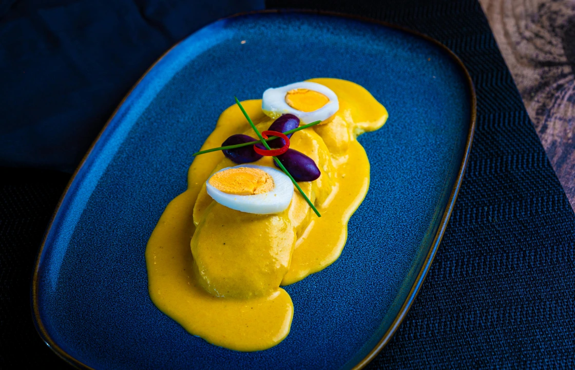 peruvian potatoes papa a la huancaina | Peruvian Sunrise