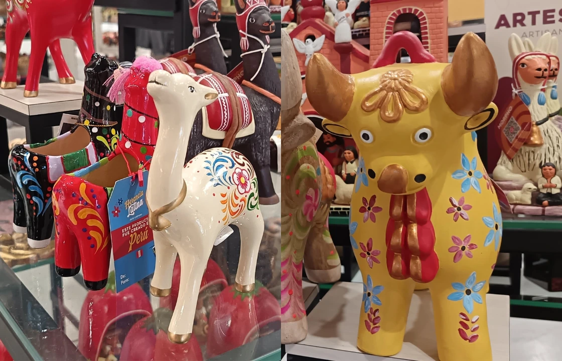 Best souvenirs Peru ceramics llama torito de Pucará | Peruvian Sunrise