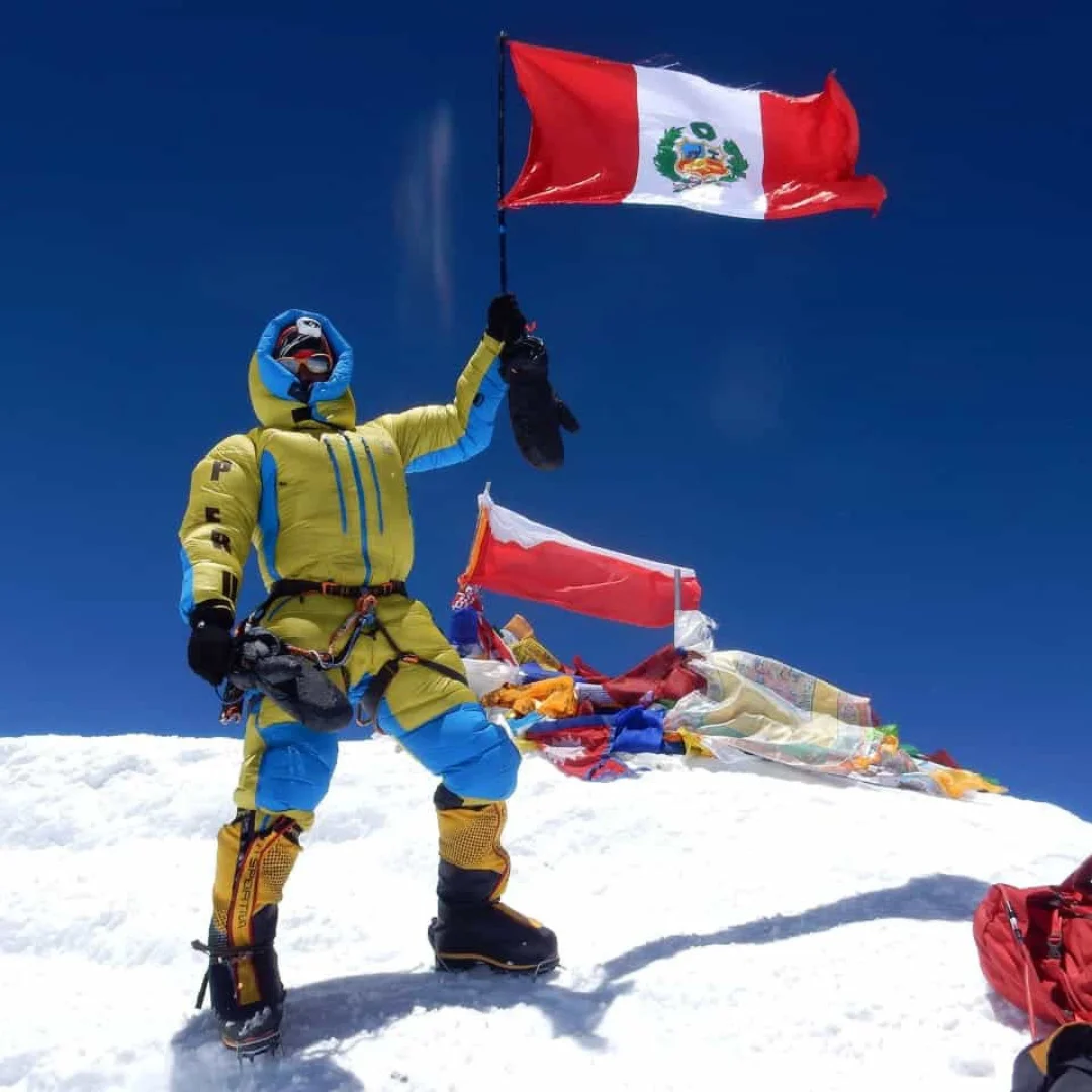 Peru Independence Day Puno Flag Huascaran Peak | Peruvian Sunrise