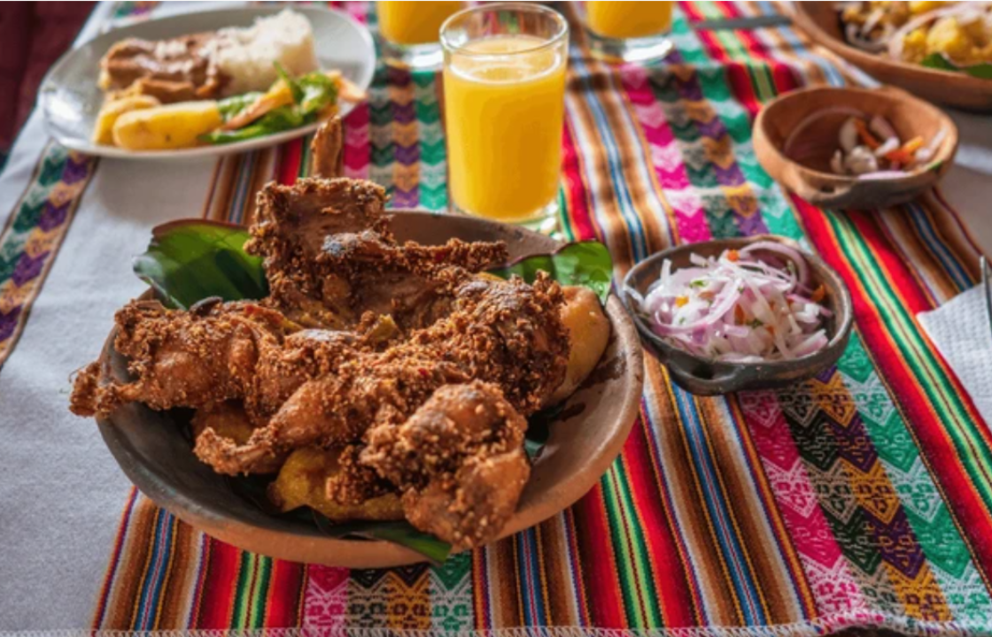 Cusco Typical food cuy | Peruvian Sunrise