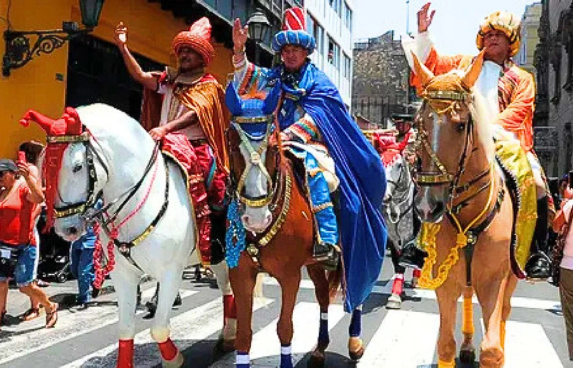 three wise men visit Peru | Peruvian Sunrise