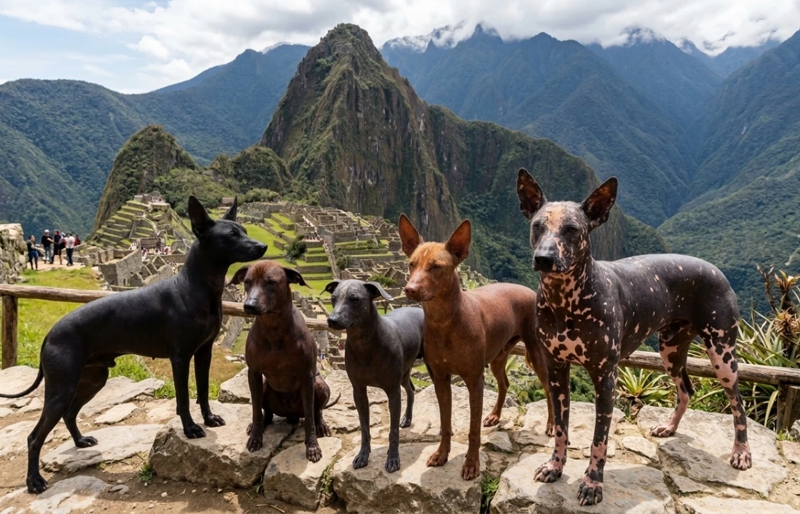 Peruvian dog portrait | Peruvian Sunrise