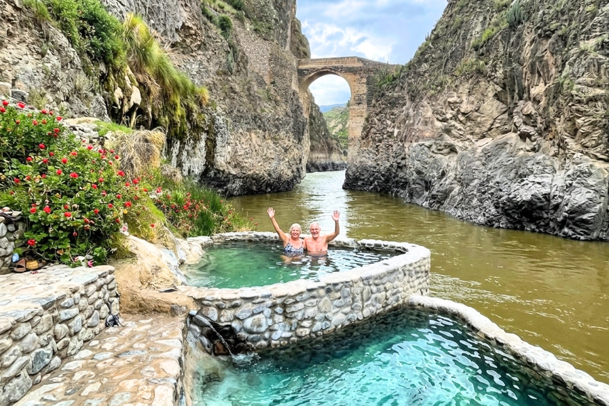 Hot Springs and Colca Canyon couple | Peruvian Sunrise Hot Springs and Colca Canyon couple | Peruvian Sunrise
