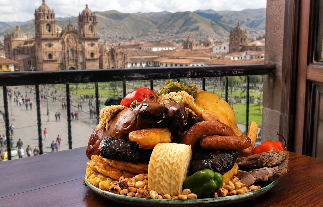 Cusco food portrait portrait | Peruvian Sunrise
