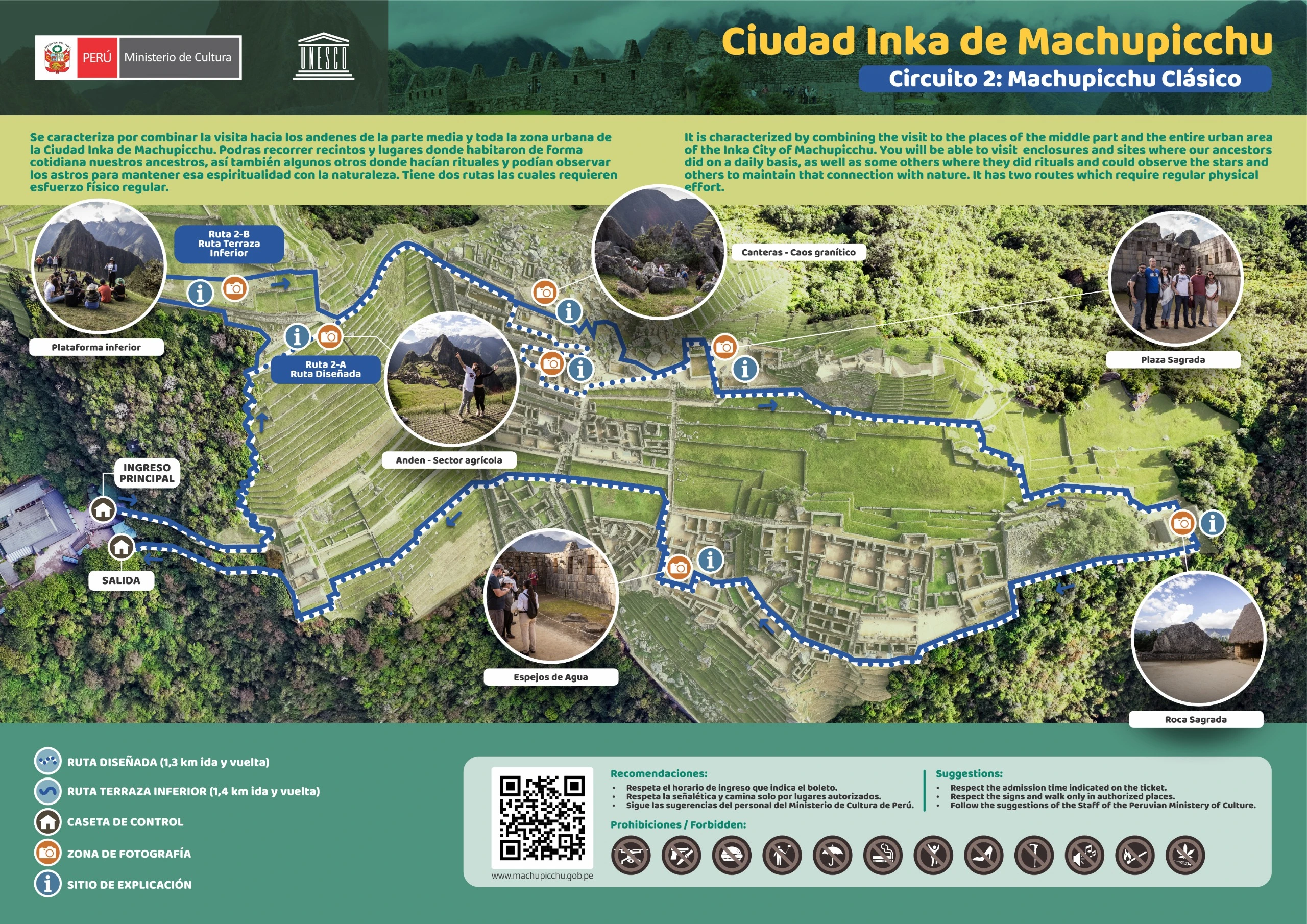 Machu Picchu entrance tickets Circuit 2 | Peruvian Sunrise