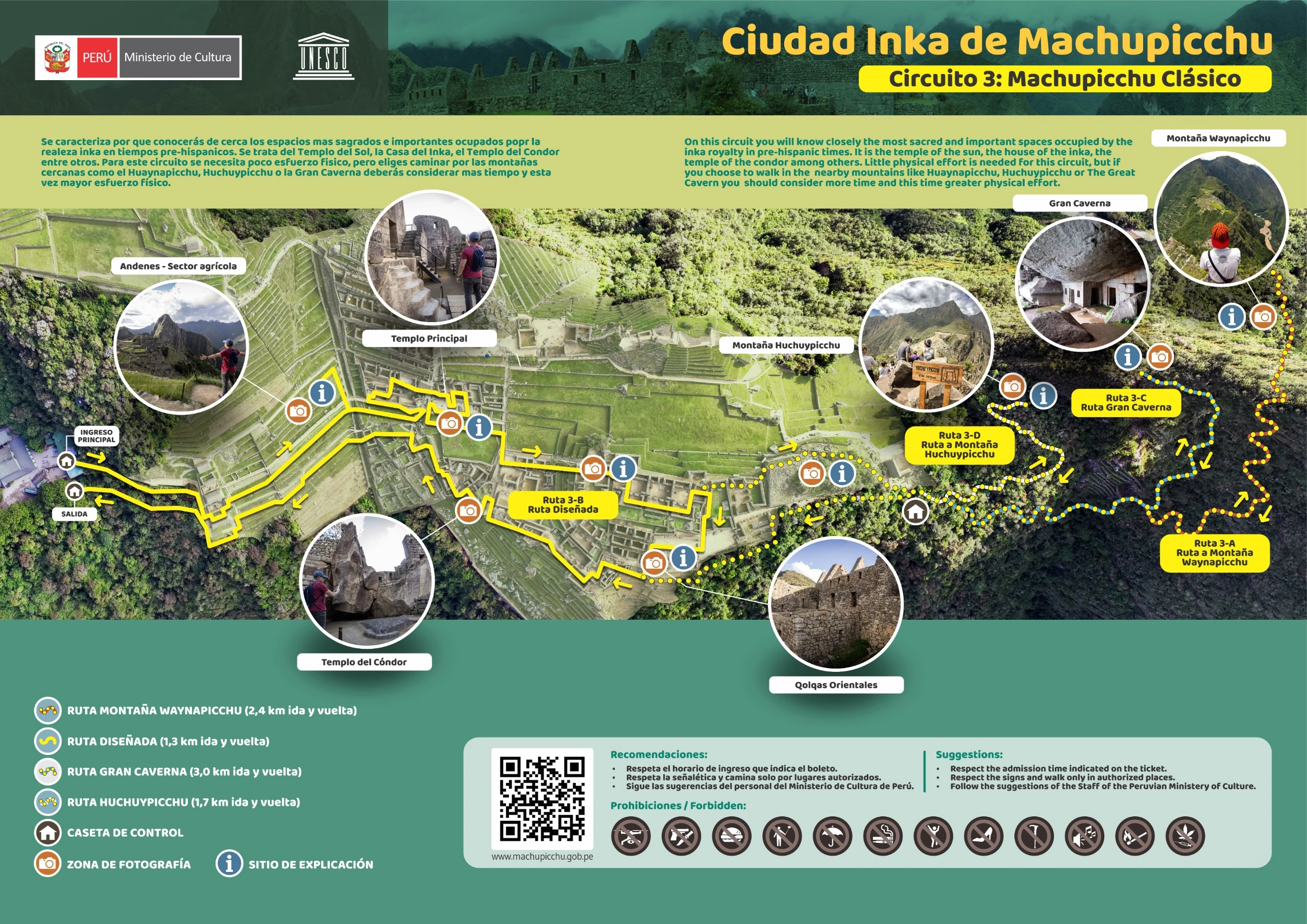 Machu Picchu entrance tickets Circuit 3 | Peruvian Sunrise