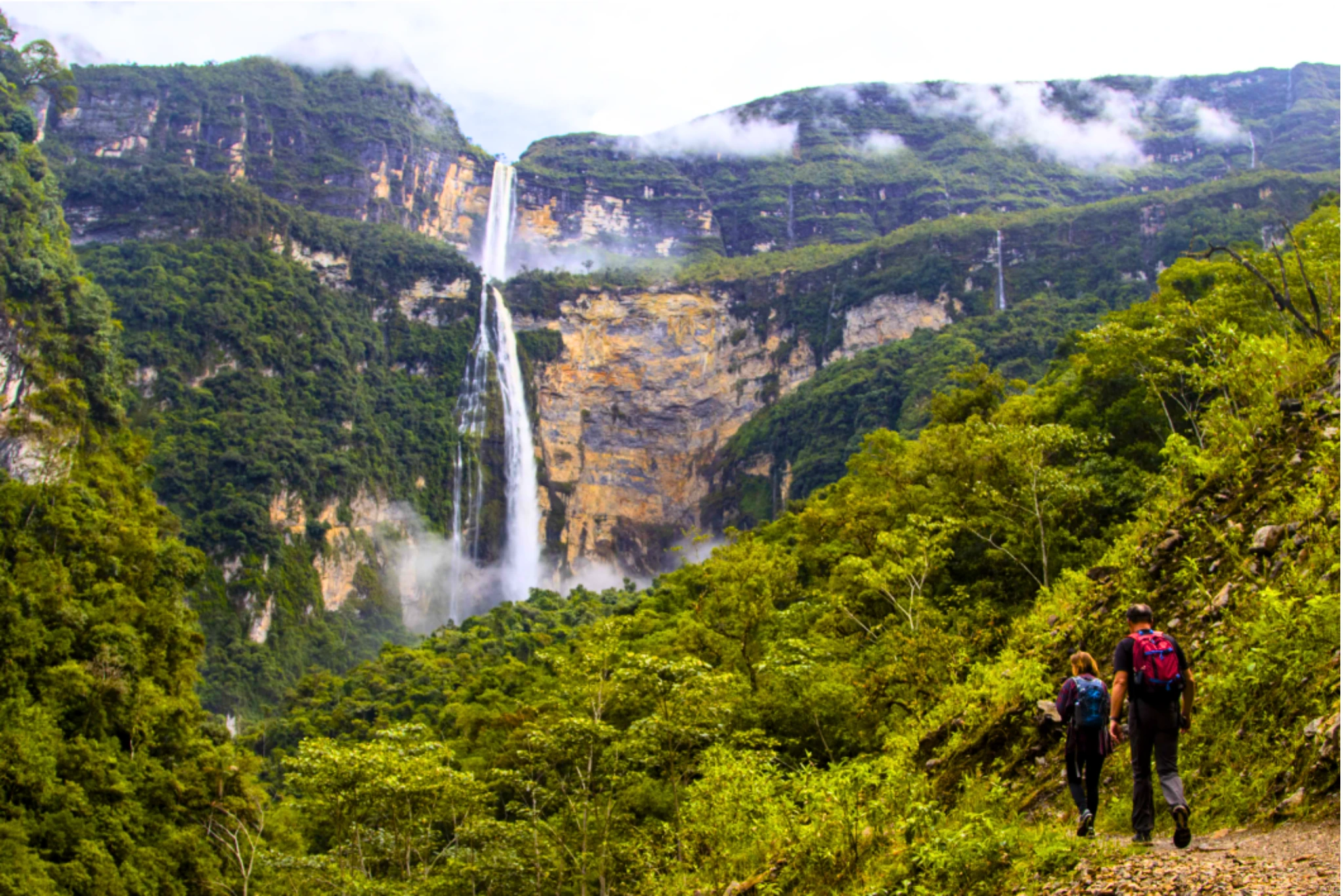 Waterfalls Peru portrait | Peruvian Sunrise