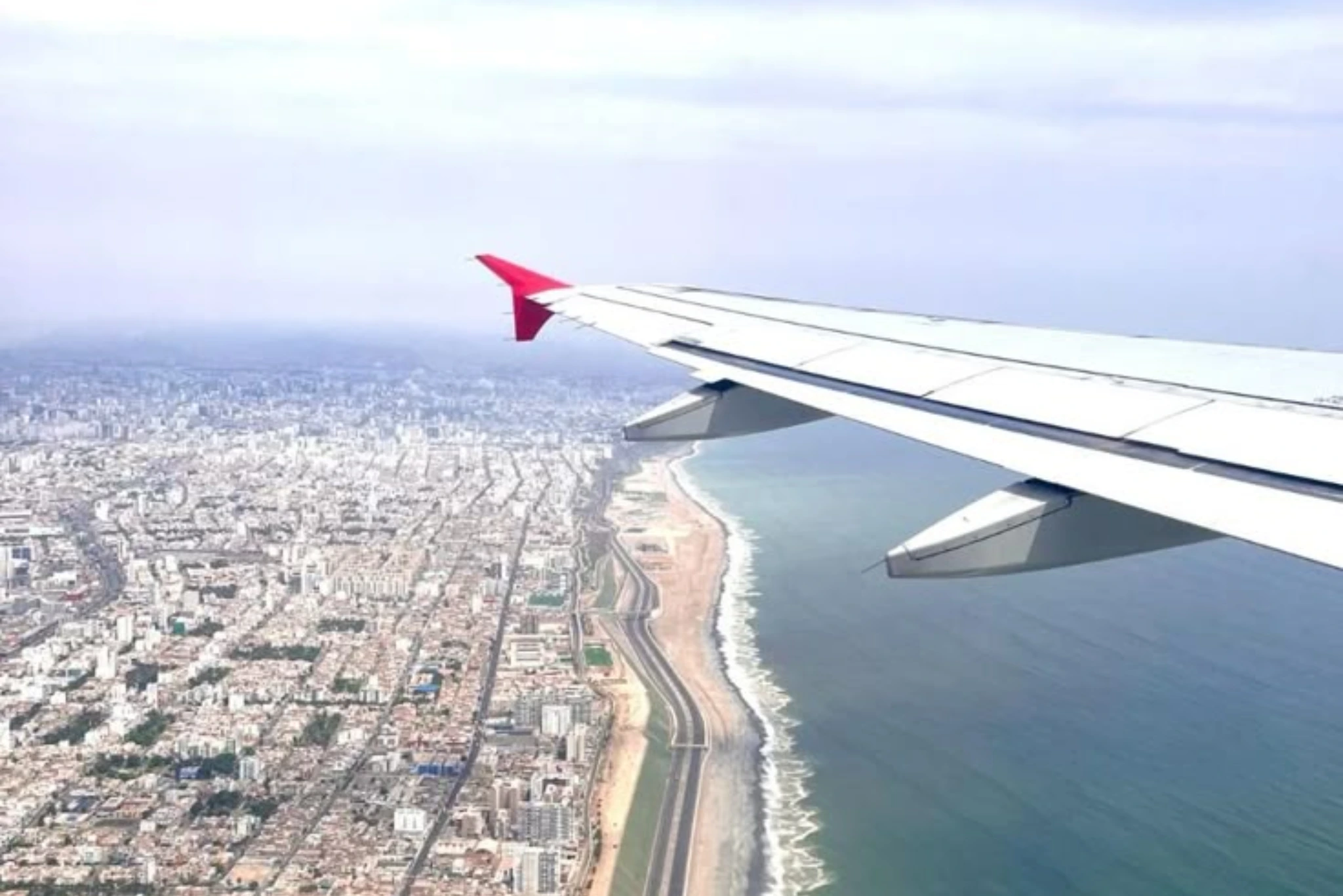 July 23 Peru airplane view Lima | Peruvian Sunrise