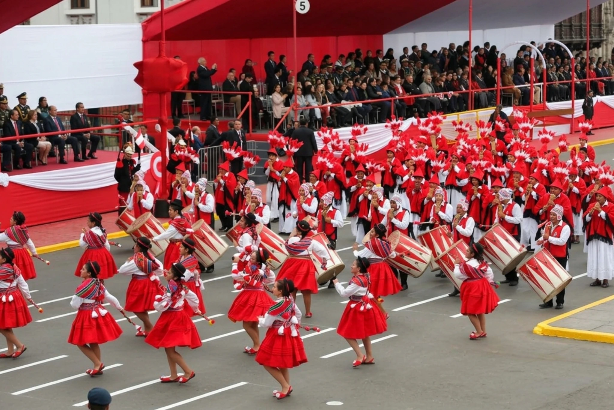 Peruvian Independence Day, dance and Parade | Peruvian Sunrise