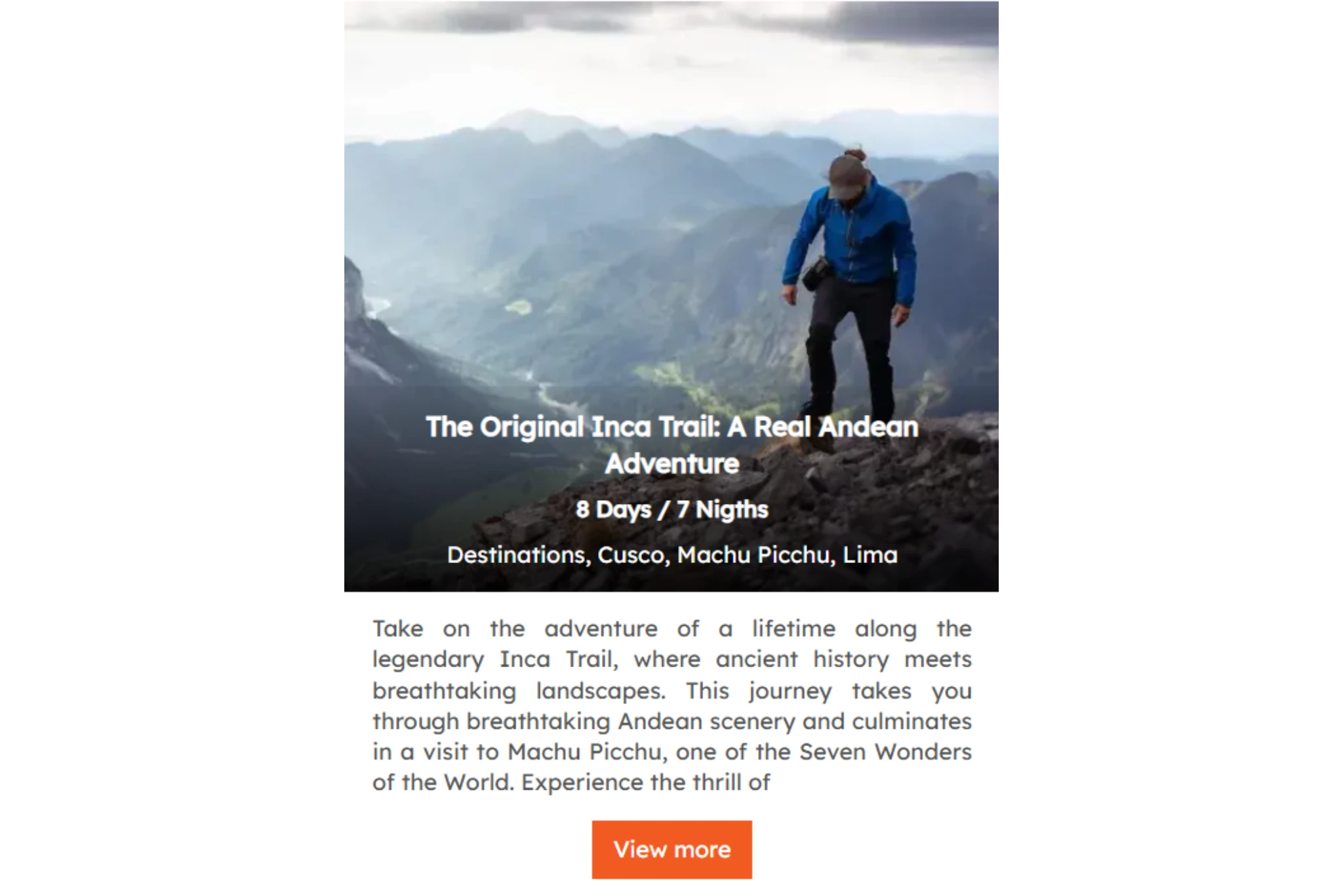 unforgettable Machu Picchu tours Inca Trail | Peruvian Sunrise unforgettable Machu Picchu tours Inca Trail | Peruvian Sunrise