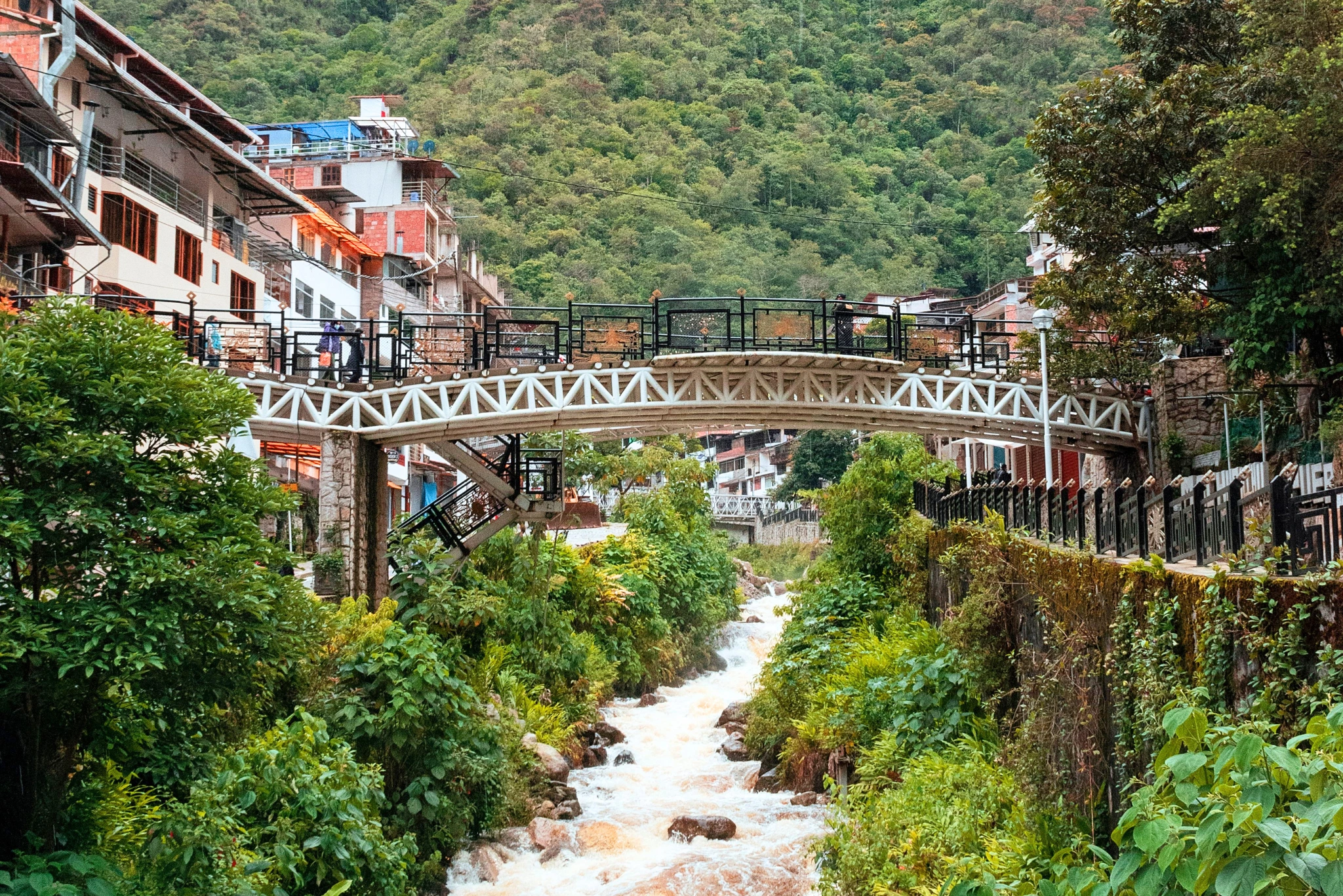 Aguas Calientes Machu Picchu Town portrait | Peruvian Sunrise