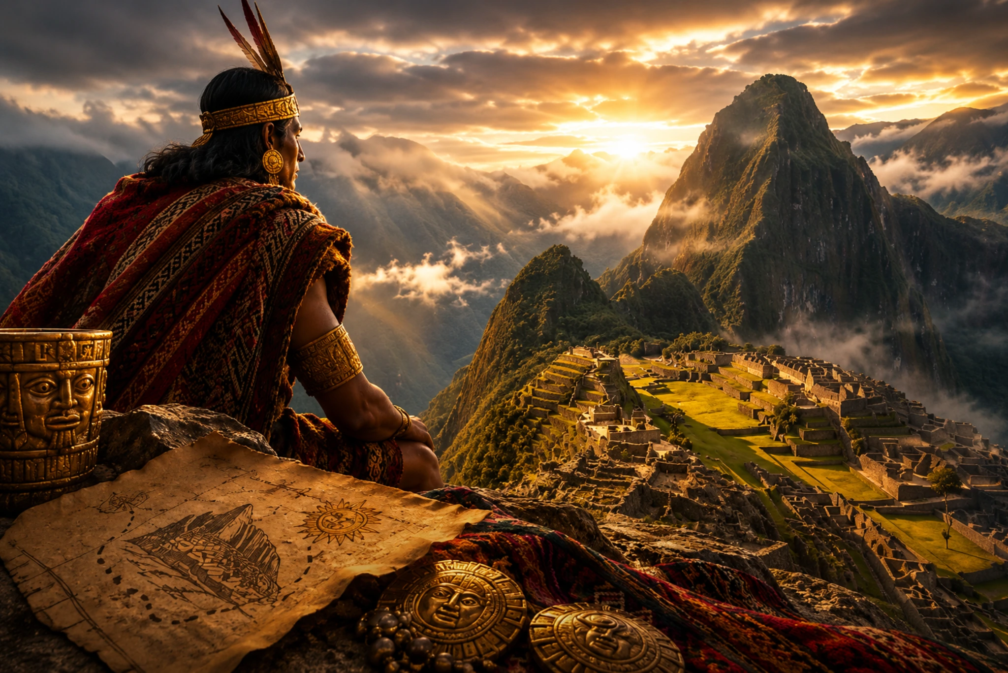 El Dorado Peru Machu Picchu portrait | Peruvian Sunrise