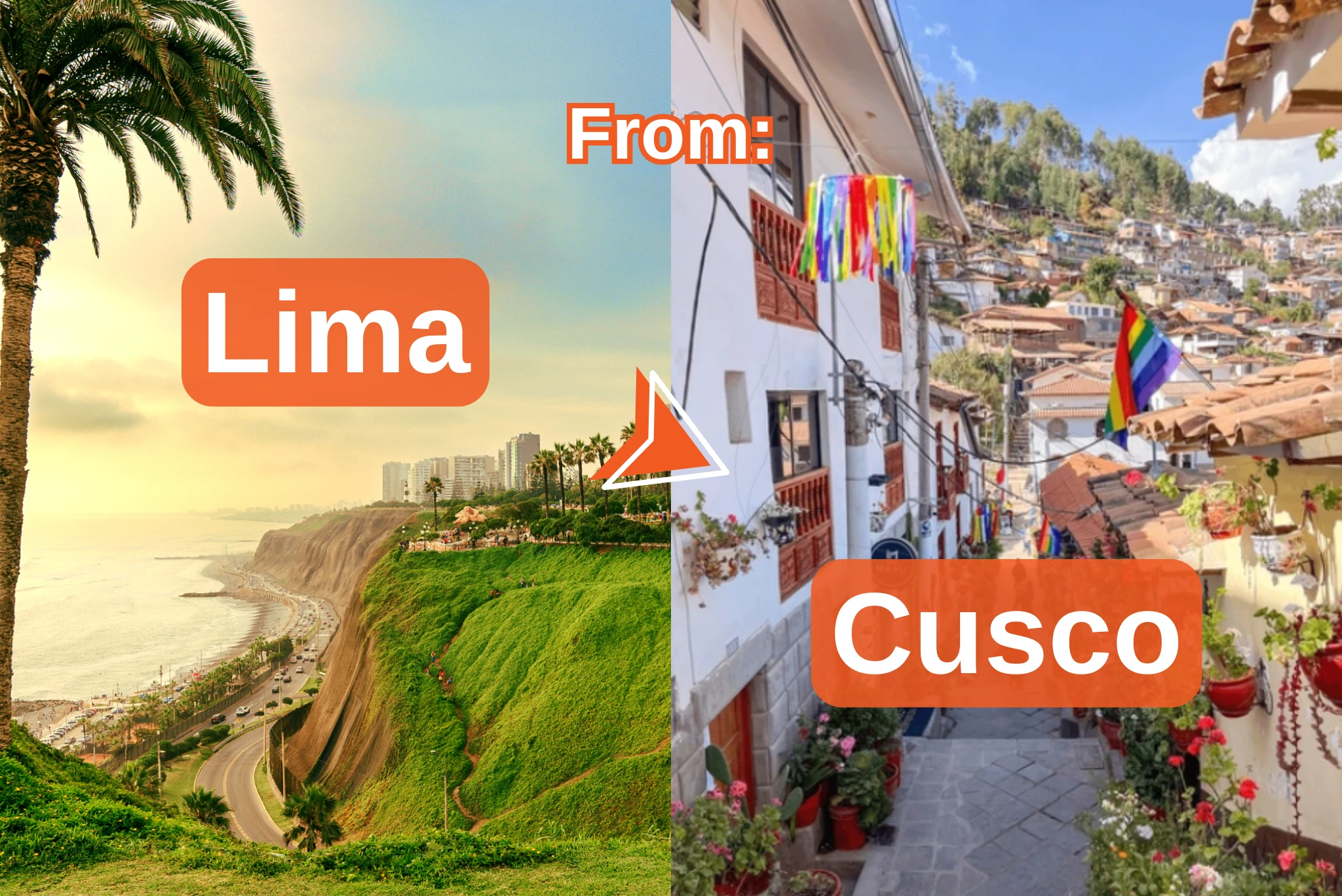 Lima to Cusco Peru portrait | Peruvian Sunrise