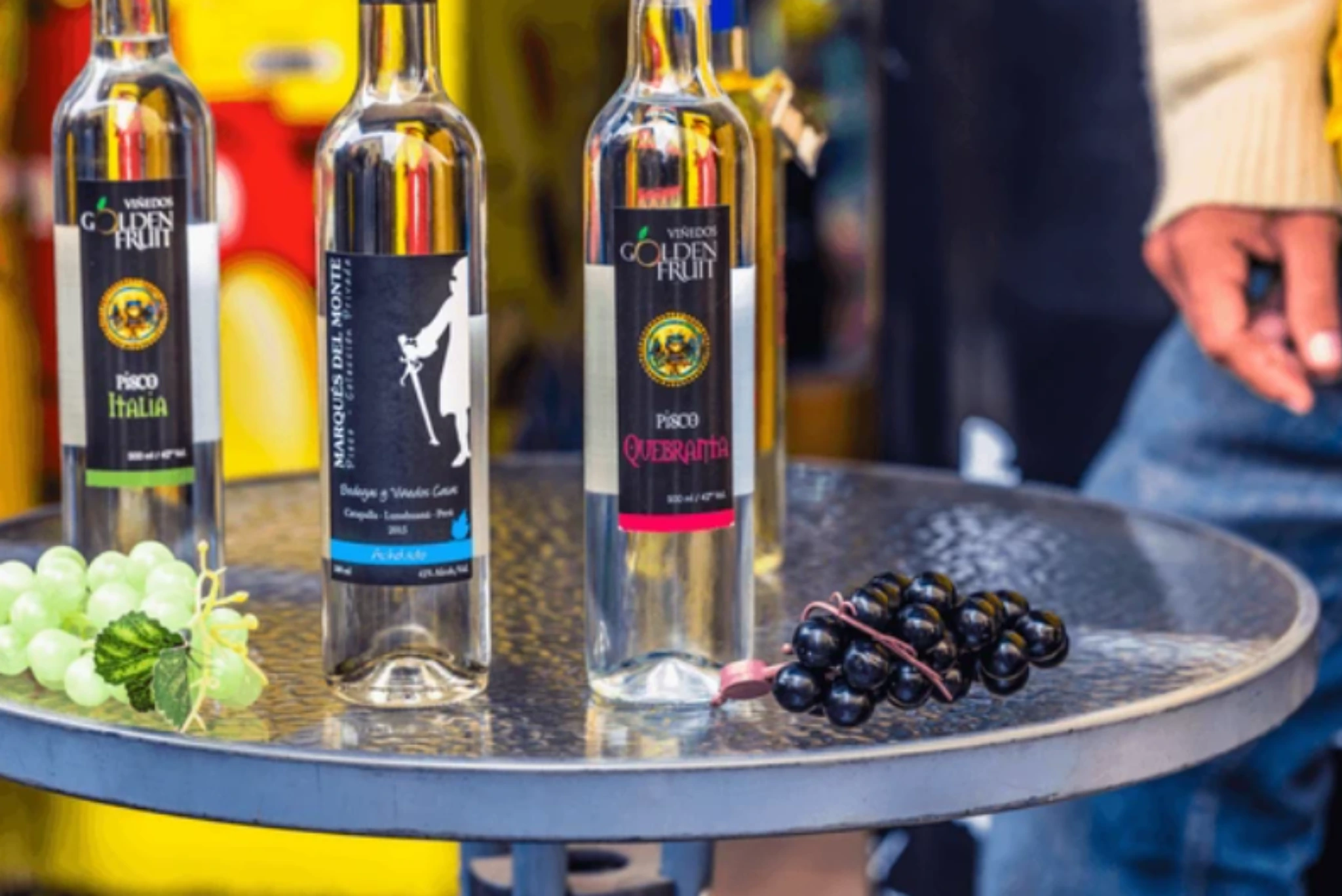 Peru Pisco drink bottle | Peruvian Sunrise