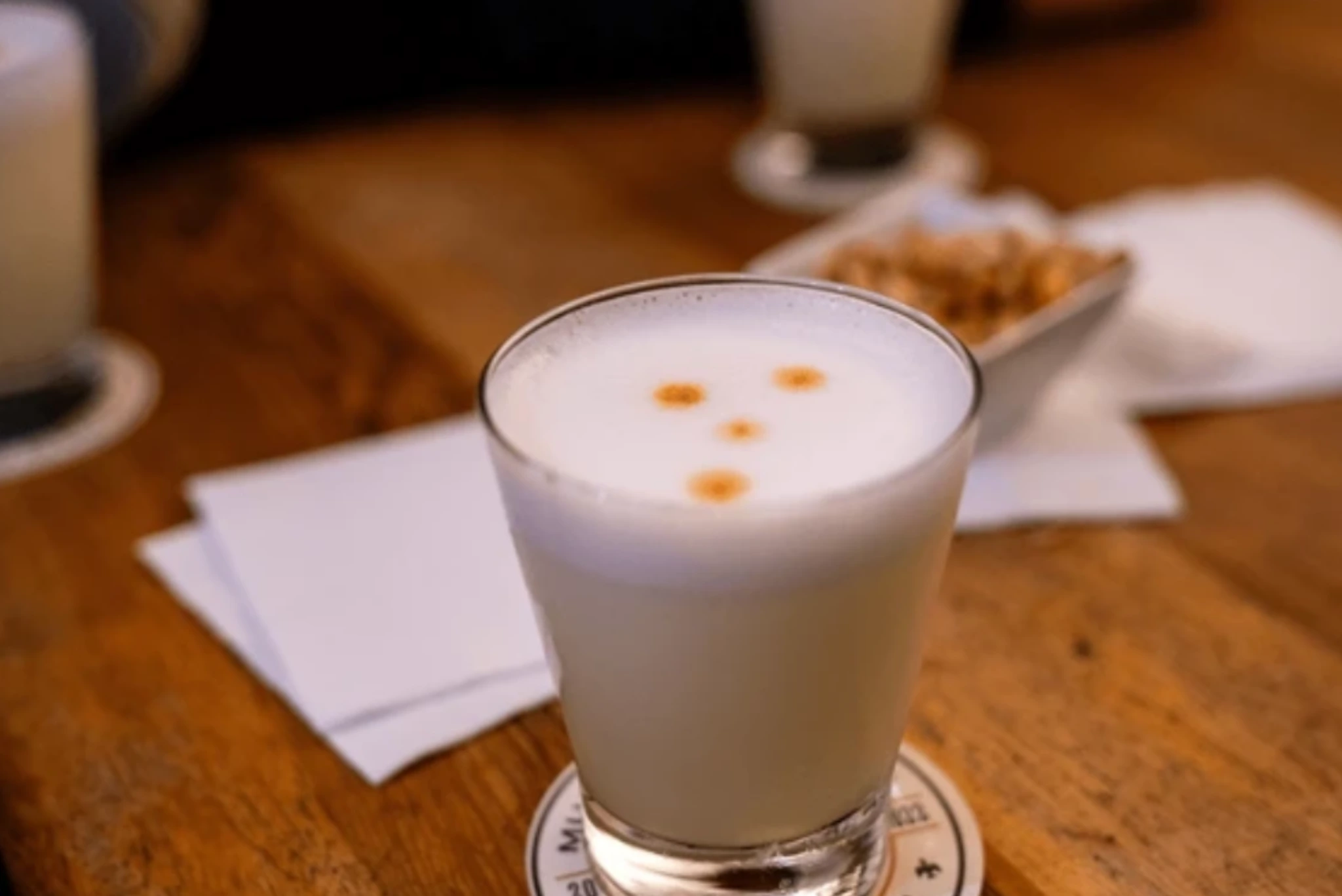 Peru Pisco Sour drink | Peruvian Sunrise