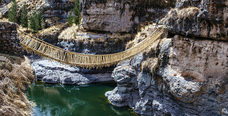 Queswachaka bridge Peru