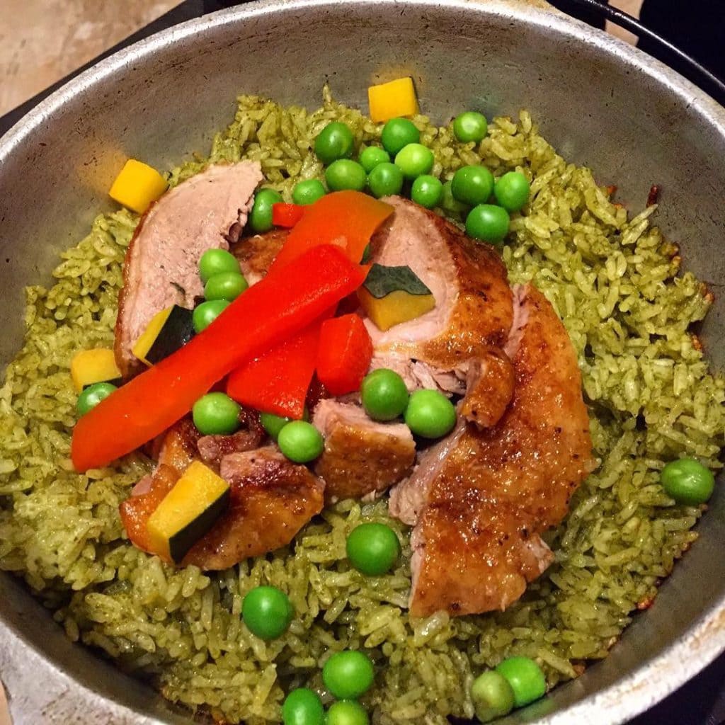 Arroz con Pato Peru Food | Peruvian Sunrise