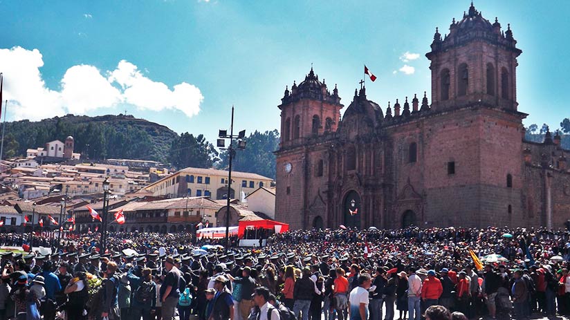 Independece day at Cusco