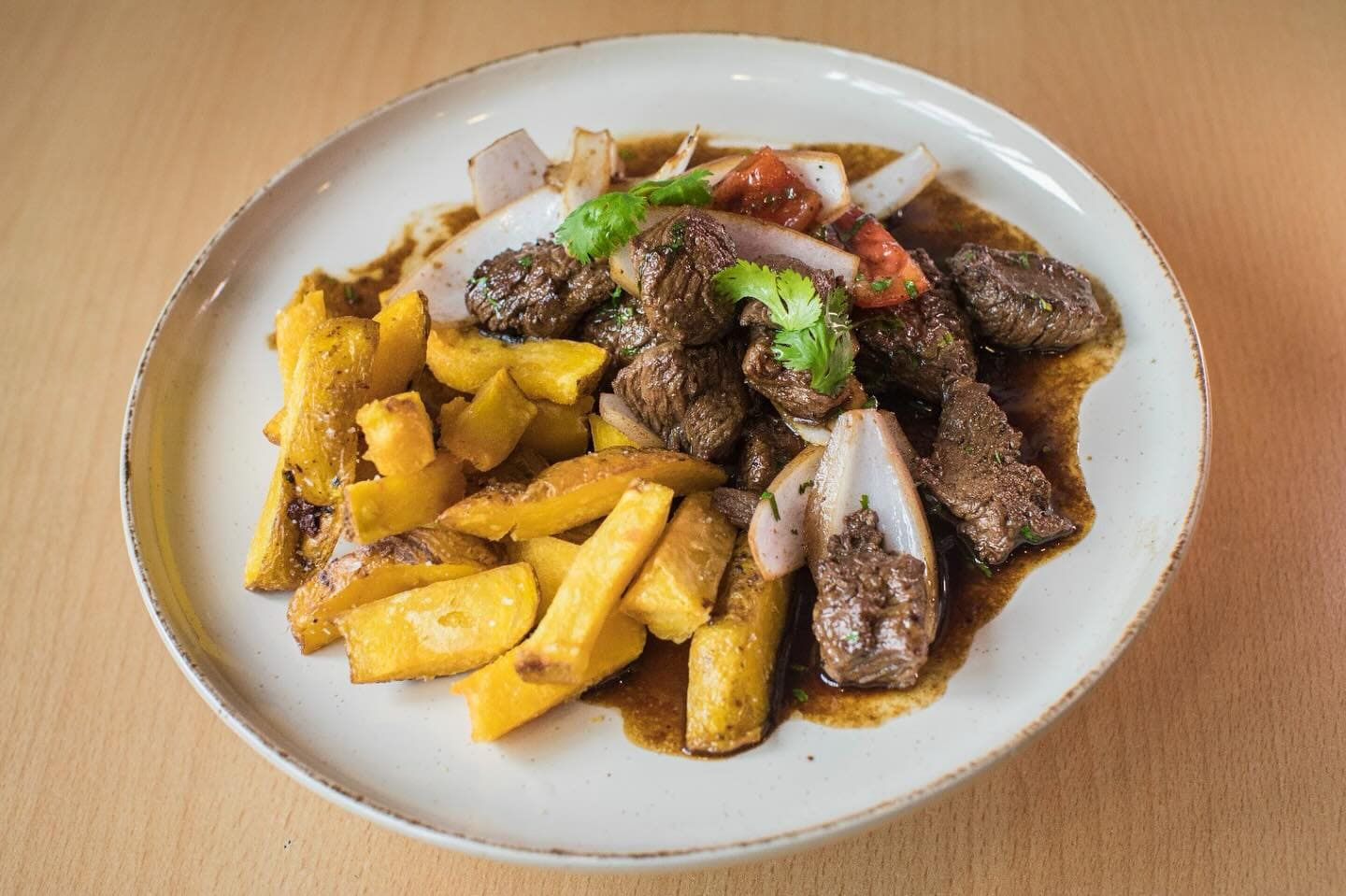 Lomo saltado Peru food | Peruvian Sunrise