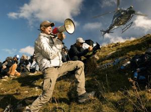 Filming in Cuzco