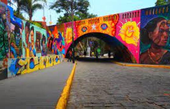 Barranco, bohemian neighborhood and home of artists Peruvian Sunrise