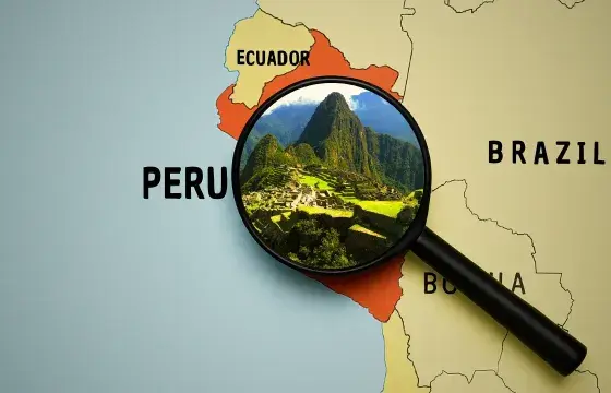 Where is Machu Picchu portrait | Peruvian Sunrise