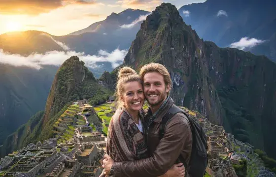 Honeymoon destinations Peru Guide portrait | Peruvian Sunrise