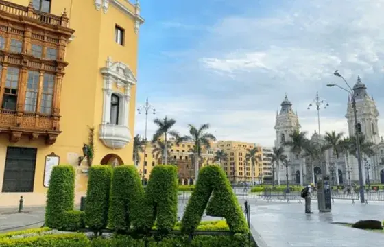 Lima landmarks portrait | Peruvian Sunrise