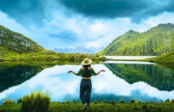 Slow travel Peru portrait | Peruvian Sunrise
