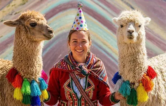 Birthday trip to Peru portrait | Peruvian Sunrise