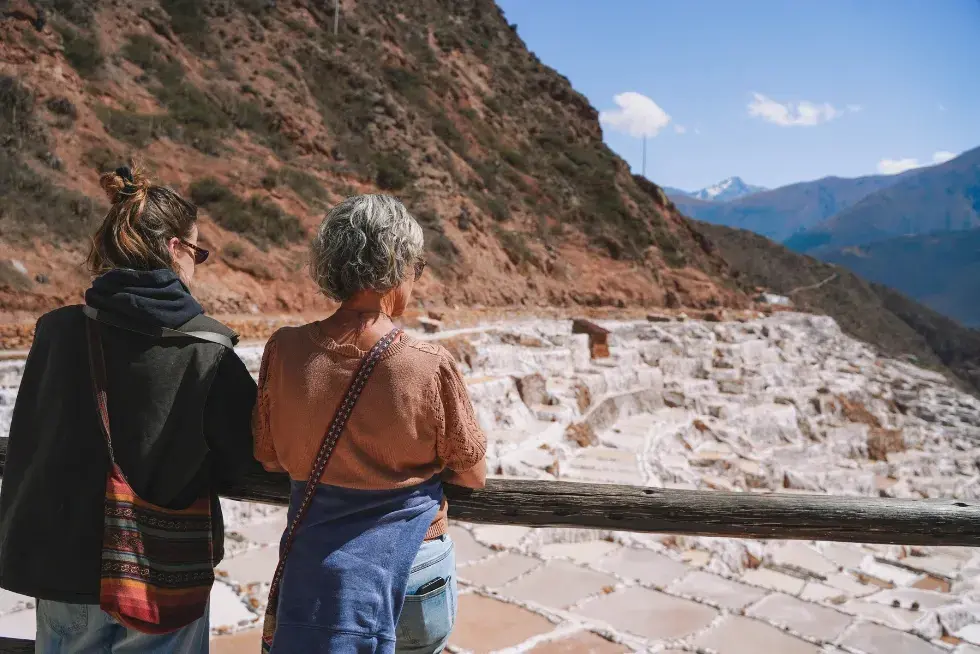 A stunning view of Maras, home to 3K natural salt pools in the Andes | Peruvian Sunrise